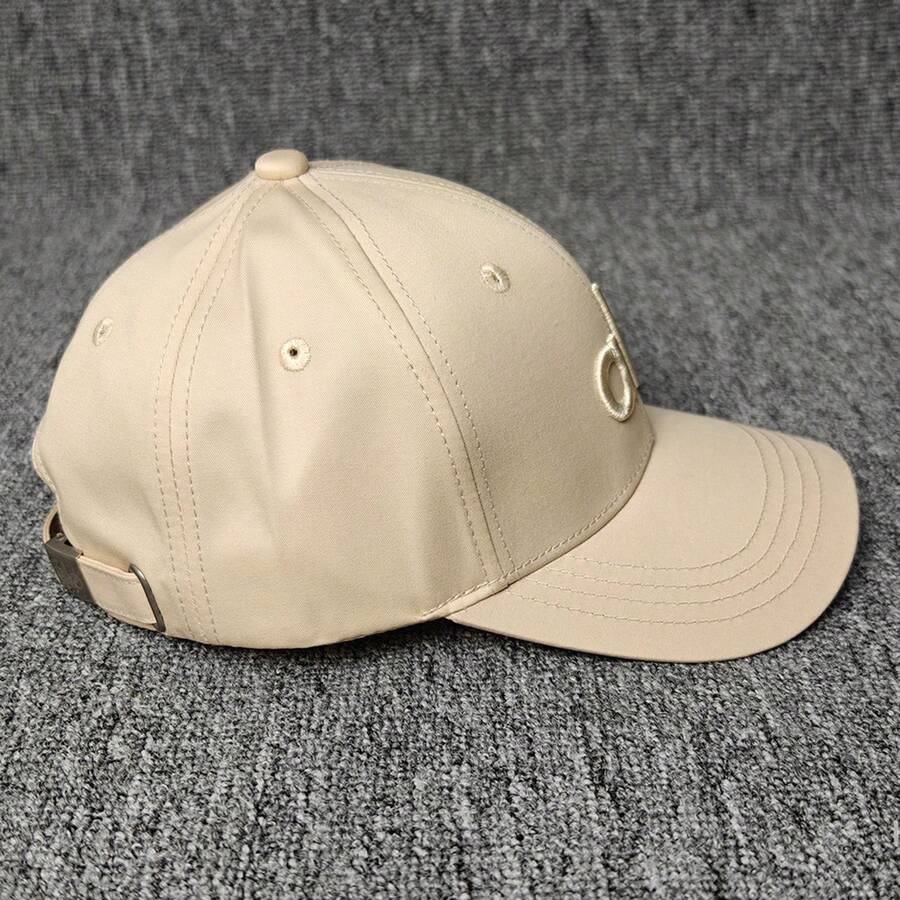 Gorra de camionero con bordado de letra, gorra de béisbol ajustable - Champán - Ver 1