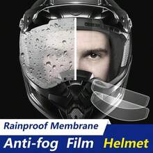 摩托車頭盔透明防雨防霧膜，耐用奈米塗層貼紙，通用頭盔配件 - A - 查看 2