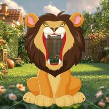 Jungle Theme Lion Photo Backdrop _ Carnival Circus Party Photography Background, Polyester Material, Suitable For Birthday And Gift - Jungle Lion - View 1