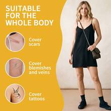 danche High Coverage Body Concealer, Waterproof & Sweat-Resistant Tattoo And Scar Coverage, Non-Staining & Long-Lasting Full Body Foundation, Create Flawless Skin - Multicolor - View 7