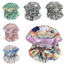 Cute Cartoon Floral Print Polyester Work Hat, Daily Sports, All Seasons - Large Long Hair Hat - View 8