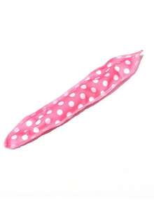 Polka Dot Heatless Curling Rod, Soft Fabric Overnight Hair Curler, DIY Styling Tool For Women With Medium To Long Hair - Multicolor - View 8