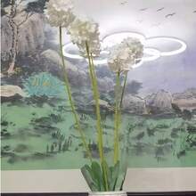 1PC Artificial Hyacinth Flower Ball, Suitable For Home Decor, Wedding Decor, And Valentine's Day Decor - White - View 3