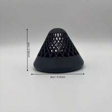 1pc Floating Aquarium Plant Pot, Suitable For Fish Tank Decoration, Hanging Grid Cone-Shaped Planting Pot, Lightweight Hanging Aquatic Plant Decor, Fish Tank And Aquarium Accessories - Multicolor - View 4