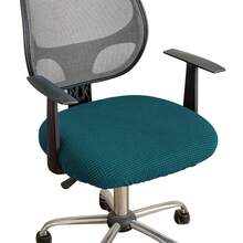 1PC Waffle Knit Office Chair Cover, Universal Computer Chair Seat Cover, Multiple Colors Available, Pet-Friendly, Stretchable Machine Washable Soft Fabric, Suitable For Bedroom, Home Office, Meeting - 1PC - View 20
