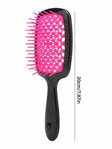 2 Buah Sisir Jaring Berlubang Persegi, Sisir Penata dan Perawatan Rambut, Cocok untuk Menciptakan Gaya Rambut Mengembang dan Digunakan Baik untuk Perawatan Rambut Kering Maupun Basah. - MultiWarna - View 13