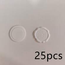 25入 尤加利與迷迭香蠟封貼紙 自黏式 復古壓紋婚禮邀請函信封貼紙 - 25pcs - 查看 17