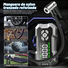 Arrancador de Batería 4000A con Compresor de Aire Integrado y Puerto USB – Jump Starter Portátil para Auto, Inflador de Llantas 150 PSI, Pantalla LED, Batería Recargable y Kit de Emergencia para Carretera - Negro/Amarillo - Ver 8