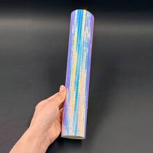 DHboying 1 Roll Iridescent PET Disco Ball Style Stickers, Multiple Colors Available (5x5mm Colorful Mosaic Squares), Self-Adhesive; Suitable For DIY Crafts, Doll Decoration, Home Decor And Party Styling - View 19