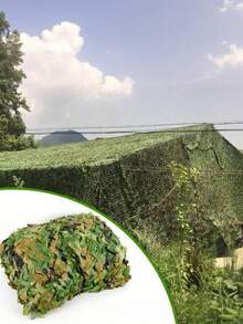 Army Green Camouflage Sunshade Net, Balcony And Patio Privacy Screen, Sunshade Fence Cover And Garden Barrier, Suitable For Outdoor Themed Party Decoration, Tree Shade And Camping Travel - Multicolor - View 2