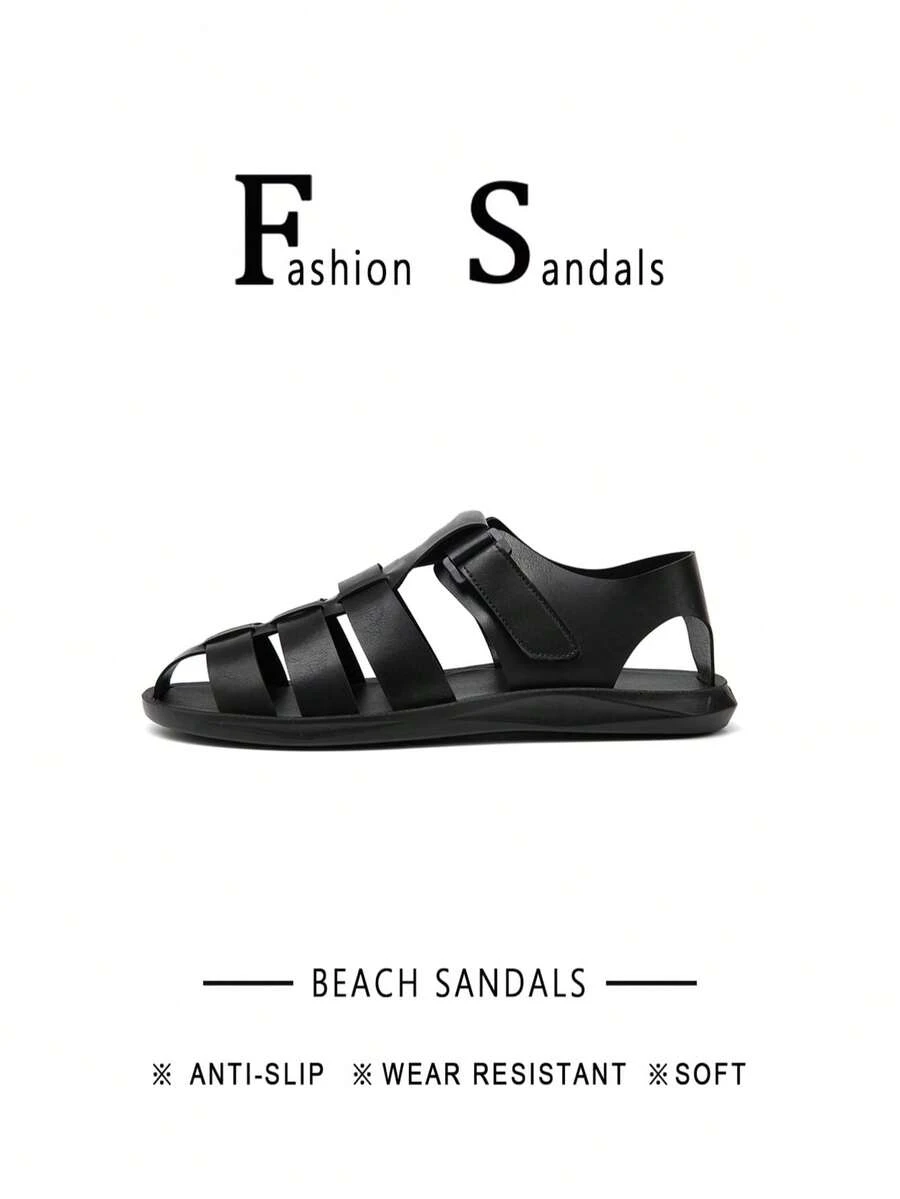 2026 Nuevas sandalias cerradas con protección de dedos para hombres, uso casual & de desplazamiento