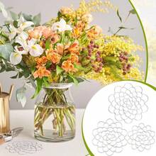 Flower Frog Stainless Steel Wire Floral Arrangement Tool Flower Cap Decorator Reusable Floral Grid Support (Silver, 4.5, 6 Cm) - 1PC - View 3