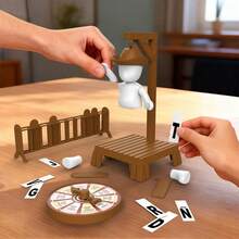 1SET Executioner Riddle Game, Multiplayer Mystery Word Thinking Entertainment Game, English & Spanish Version Optional, Family Board Game Toy, Perfect Party Game For Holiday, Birthday Gathering, Ideal Gift Recommendation - 彩色 - 查看 4