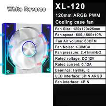 Panoramic Lens ARGB Case Fan, Low Noise Hydraulic Bearing With Anti-Vibration Pad Design, Temperature Control Computer Cooling Fan - 查看 14