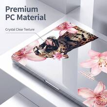 2-Piece Clear Crystal Shockproof Protective Case Compatible With Macbook, Full Transparent Hard PC Cover With Cooling Vents, Snug Fit Laptop Shell, Compatible With 13 Neo/13.3 Air/13.3 Pro/13.6 Air/14.2 Pro/15 Air/16.2 Pro - View 6