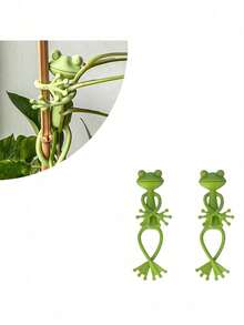 2/4/8pcs Stackable Plant Climbing Trellis, Plastic Hollow Moss Pole, Potted Garden Vine Plant Support Stake - White 3 - View 13