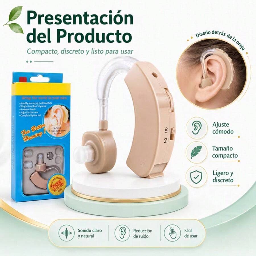 Pulsovital Hearing Aids & Accessories - Camel - View 1