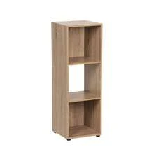 KIWI MOBLEKIT | Modular Wooden Shelves With Different Compartments And Door Options, Bookcases And Storage Furniture For Bedroom, Kitchen Or Entryway - Roble - 3 Comp | 31x29.7x91.2厘米 - 查看 8