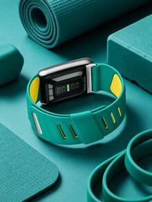 5.0/MG SportFlex – ECG Wristband, Soft Touch Silicone, Waterproof And Sweat-Resistant, Compatible With 5.0 - 薄荷藍 - 查看 3