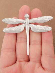 SUPBORA 1pc Fashionable Silver/Gold Color Bird Deer Dragonfly Cat Butterfly Brooch Pin, Animal Insect Lapel Pins For Women Dresses Coats Sweaters Jewelry - Gold and Silver - View 15