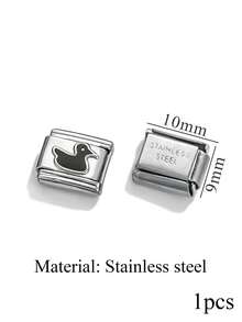 1 Piece Of Stainless Steel Star Shaped Circular Italian Module Watch Strap Pendant For DIYbracelet Making Kit - Watch Strap - View 31