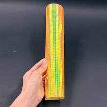 DHboying 1 Roll Iridescent PET Disco Ball Style Stickers, Multiple Colors Available (5x5mm Colorful Mosaic Squares), Self-Adhesive; Suitable For DIY Crafts, Doll Decoration, Home Decor And Party Styling - View 17