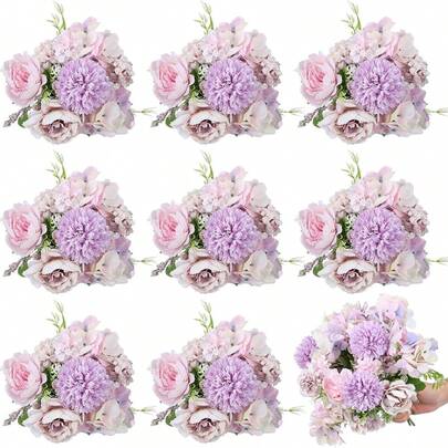 1PC Artificial Peony For Home, Dining Room, Living Room, Outdoor Garden Decoration, Flower Arrangement Art, Photography Props, Autumn, Vase, Flower Wall, Handheld Flowers, Wedding Decoration, DIY Materials, Party Decoration, Valentine's Day