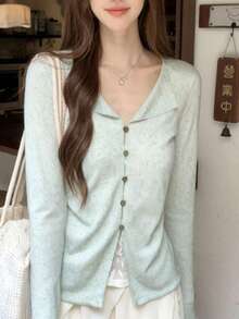 Women Tops - Mint Green - View 1