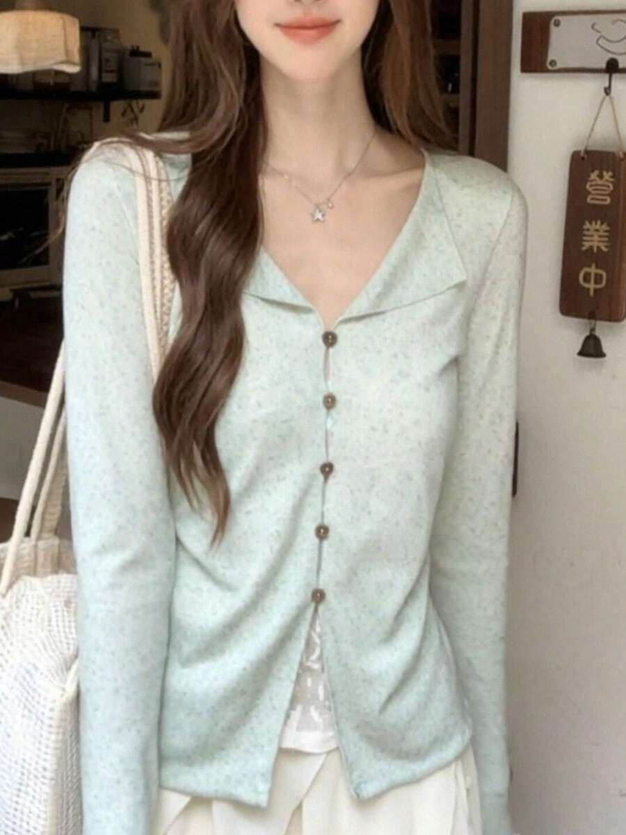 Women Tops - Mint Green - View 1