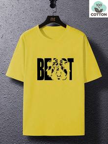 Men180g100%Cotton Casual T Shirt - White - View 9