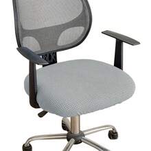 1PC Waffle Knit Office Chair Cover, Universal Computer Chair Seat Cover, Multiple Colors Available, Pet-Friendly, Stretchable Machine Washable Soft Fabric, Suitable For Bedroom, Home Office, Meeting - 1PC - View 13