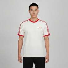 Adidas Originals Comfortable, Breathable, Casual, Versatile Crew Neck Pullover Short Sleeve T-Shirt For Men - Off White - View 6
