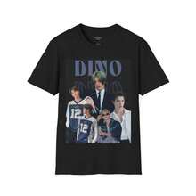 Dino Seventeen T-Shirt, SVT Maknae Dance Carat Fan Casual Graphic Top Party Outfit Einzigartiger Druck - Schwarz - Übersicht 1