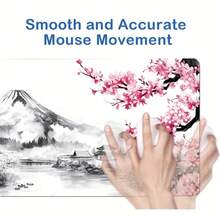 Japanese-Style Cherry Blossom & Mountain XXL Mouse Pad (35.4 X 15.7 In) – Extended Desk Mat For Wireless Mouse & Keyboard; Features Smooth Edges And Non-Slip Base; Suitable For Office, Home, And Gaming Use - Mouse Pad - View 2