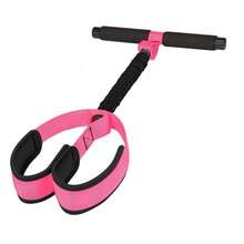 Upgraded Resistance Band With Handles, Handles Available In 29cm/11.4in And 23cm/9.05in, Soft Foam Fabric Foot Pedal, Seated Exercise Equipment For Abdomen, Waist, Arms, Core/Abs And Legs - Multicolor - View 9
