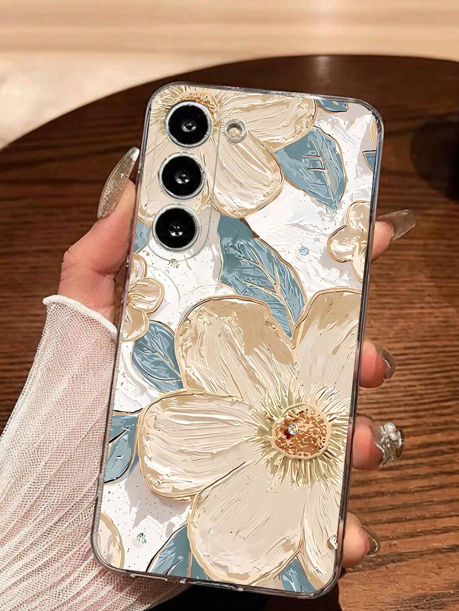 1件裝頂級花卉繁榮油畫軟手機殼保護套,適用於 Honor Galaxy A04e/12/A13/A14/A34/A50/A52/A53/A54/S21/S22/S23/S24/S25/S25Ultra/S26/S26 PLUS/S26 ULTRA/ 6A/7A/8A/ 12T/13T - 無色 - 查看 1