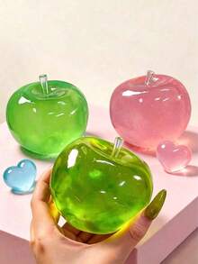 1 pièce Jouet à presser en forme de pomme bleu océan, design de pomme améthyste grande. Il a des caractéristiques de rebond lent pour soulager le stress, aider à réduire l'anxiété. Parfait pour la détente au bureau ou la décoration de la maison. Le meilleur cadeau pour la famille et les amis. Jouets doux, squishies, ces bâtons de crème à rebond lent peuvent soulager le stress et l'anxiété, cadeau parfait pour les vacances, les anniversaires, Noël et les fêtes, articles de chambre d'étudiant, rentrée scolaire, essentiels de dortoir - Multicolore - Voir 2