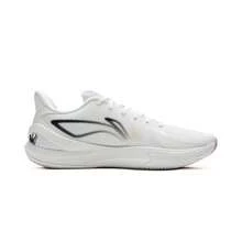 LI-NING SHINING 3 Men's Basketball Shoes - Dual BOOM Cushioning, TUFF RB Wear-Resistant Outsole, Lightweight Low-Top Sneakers ABAW007 - 白色 - 查看 3