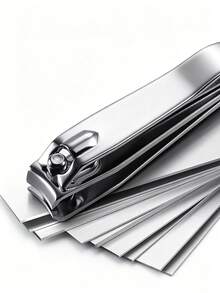 Professional Stainless Steel Nail Clipper, Large Size Toenail Trimmer, Sharp And Durable For Trimming Fingernails And Toenails, Manicure And Pedicure Tool, Practical For Home And Travel, Bedroom Vanity Essential, Affordable Beauty, Holiday Must-Have, Gift For Women - Silver - View 3