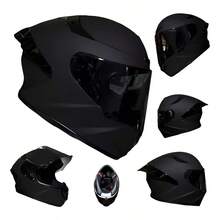 Motorcycle Helmets - Negro1 - View 1