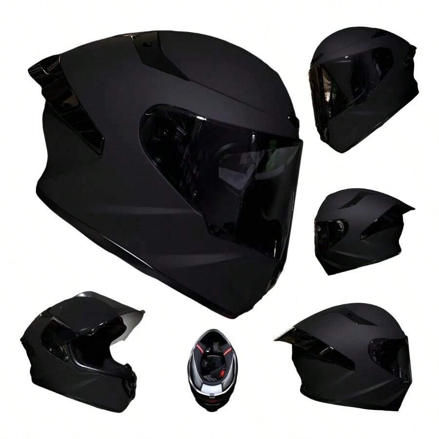 Motorcycle Helmets - Negro1 - View 1