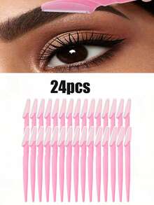 30pcs/12pcs Eyebrow Grooming Set, Includes Facial And Body Hair Removal Blades And Razors. Suitable For Facial And Body Hair Removal. Essential Hair Care Products And Accessories For Hair Salons, Beauty Parlors And Travel. - View 8