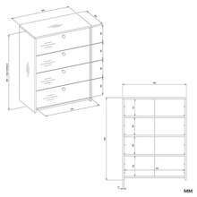2 In 1 Natural Oak 4 Drawer Dresser & Hidden Flip Shoe Cabinet, Slim 36cm Depth Narrow Storage Chest 66*36*85cm, Space Saving Multi-Layer Shoe Rack Organizer, Minimalist Dust-Proof Storage Furniture For Entryway Hallway Small Bedroom Apartment - Multicolor - View 10