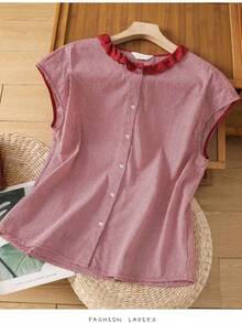 Women Tops - Red - View 4