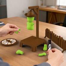 1SET Executioner Riddle Game, Multiplayer Mystery Word Thinking Entertainment Game, English & Spanish Version Optional, Family Board Game Toy, Perfect Party Game For Holiday, Birthday Gathering, Ideal Gift Recommendation - 彩色 - 查看 6