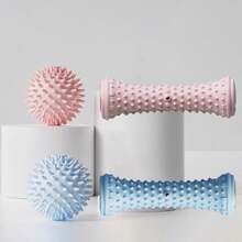 2-Piece Massage Set - Foot Massager Massage Ball, Plantar Fascia Massager, Flat Foot Roller Trainer, Suitable For Yoga | Pilates | Fitness, Deep Tissue Massage, Muscle Relaxation, Applicable For Foot And Full Body Muscle Relaxation - Multiple Styles - View 8