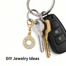 1 Set 26pcs A-Z Rhinestone Letter Charms, English Alphabet Pendants With Lobster Clasp For Bracelet Necklace Keychain DIY Jewelry Making - A-z Rhinestone Letter Charms Set - View 10
