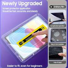 BOLLYMORE 1pc High Definition Screen Protector - Compatible With IPad Air 4/5 10.9 Inch And Pro 11 Inch Series. 9H Tempered Glass. Perfect Alignment And Seamless Fit. Oil-Resistant Coating, Scratch-Resistant And Impact-Resistant - 1PC HD Box - View 5