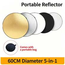 5-In-1 Foldable Reflector | Portable Light Board | Selfie, Portrait And Outdoor Light Board | Summer Home Soft Light Board | Suitable For Outdoor Photography, Indoor Live Streaming, Still Life Photography And Multiple Lighting Scenarios - Five-in-one - View 11