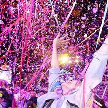 6/12pcs Cheerleading Hand-Thrown Colorful Streamers Tinsel Confetti Decoration, Festival Party Scene Atmosphere Props, Photo Birthday Confetti Handheld Decor Fireworks Tassel Streamers - Multicolor - View 4